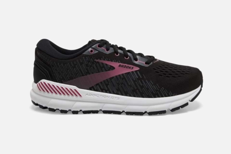 Brooks Addiction Gts 15 Black-ebony-mauvewood
