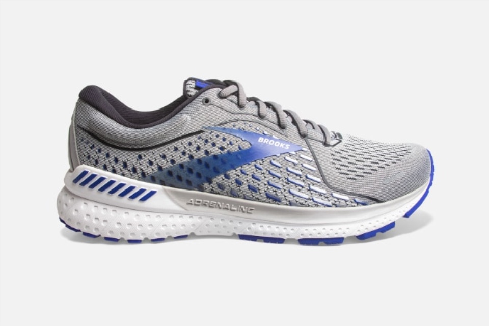 Brooks Adrenaline Gts 21 Grå-sølv-blå