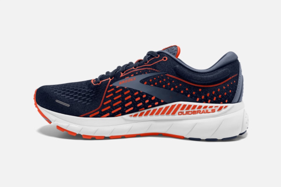 Brooks Adrenaline Gts 21 Marine-rød Leire-grå