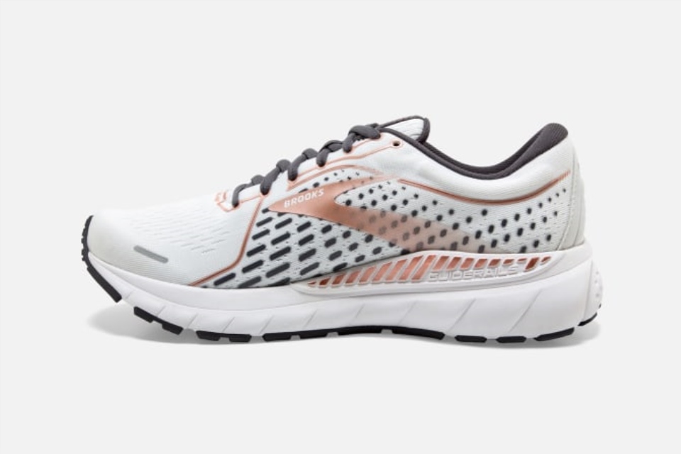 Brooks Adrenaline Gts 21 Hvit-svart Perle-rose