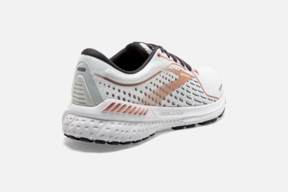 Brooks Adrenaline Gts 21 Hvit-svart Perle-rose