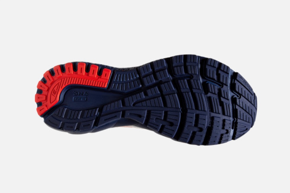 Brooks Adrenaline Gts 21 Hvit-blå-rød