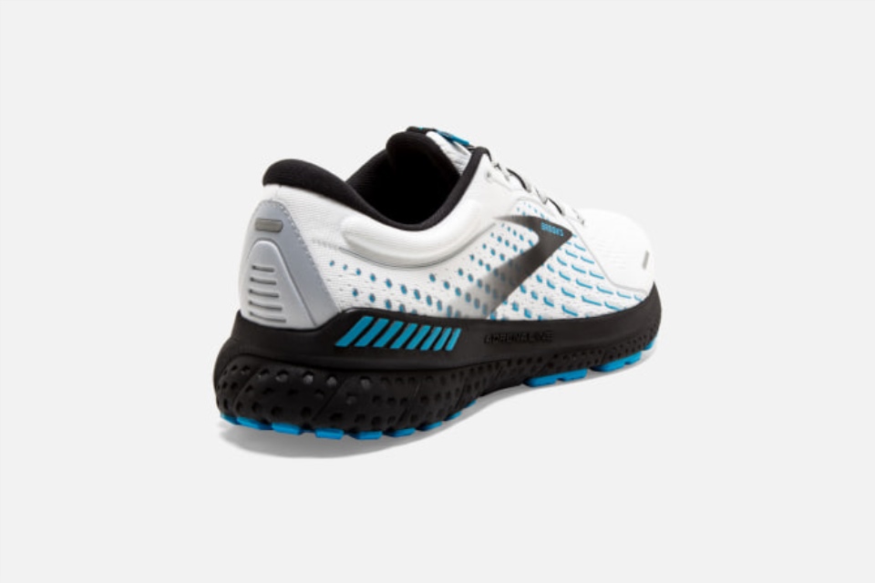 Brooks Adrenaline Gts 21 Hvit-grå-atomic Blue