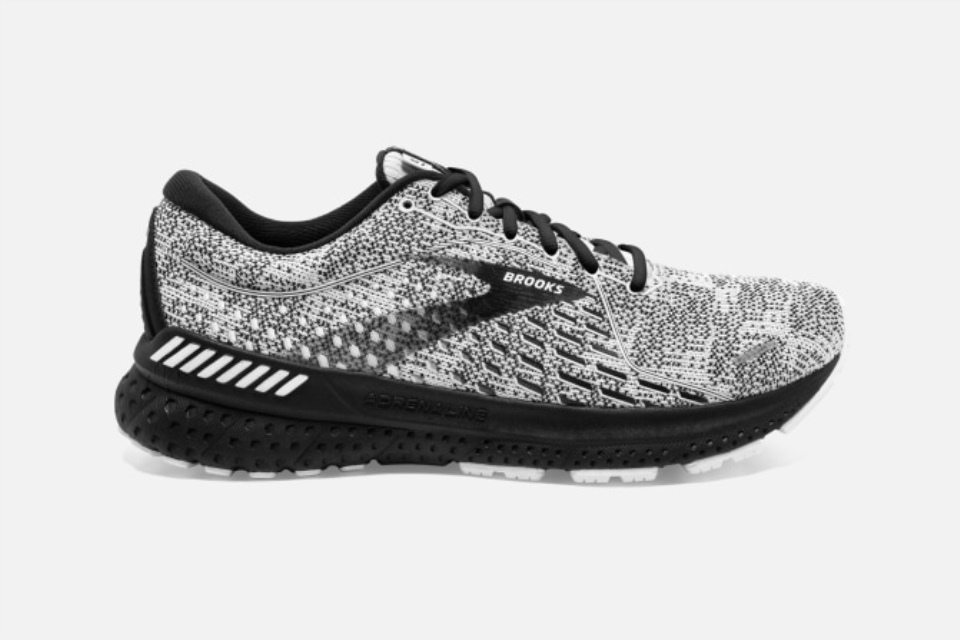 Brooks Adrenaline Gts 21 Hvit-grå-svart