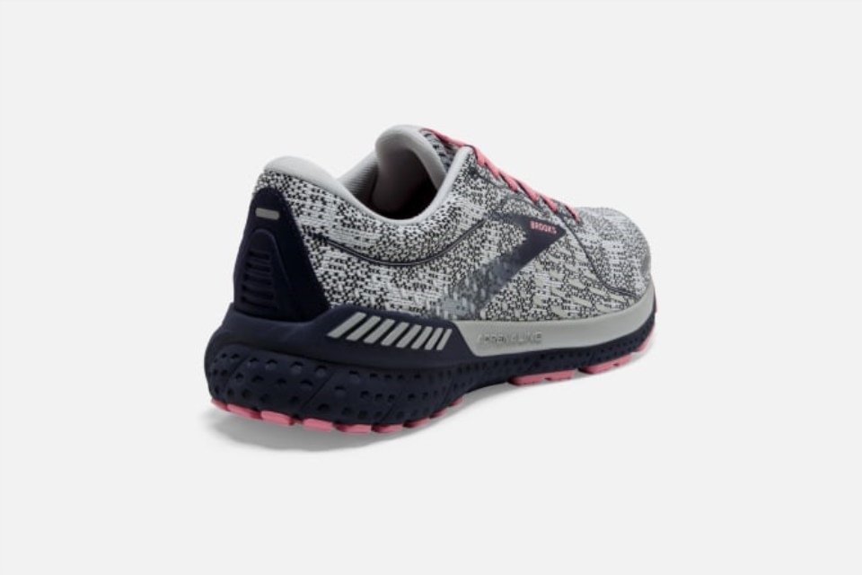 Brooks Adrenaline Gts 21 Hvit-peacoat-korall