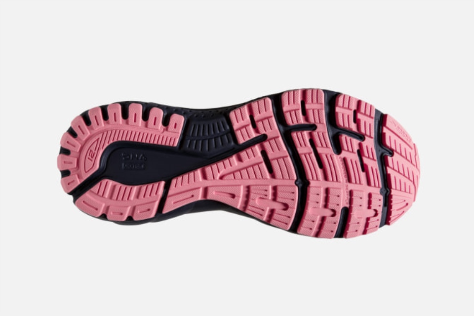 Brooks Adrenaline Gts 21 Hvit-peacoat-korall