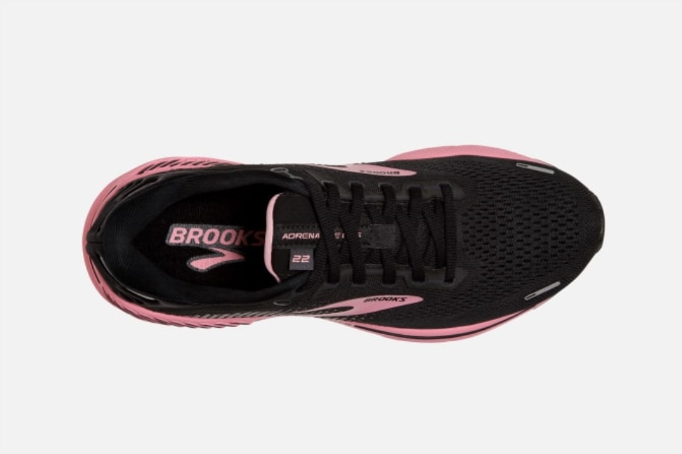 Brooks Adrenaline Gts 22 Svart-dianthus-sølv
