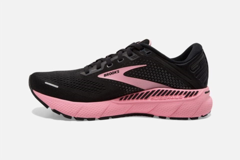 Brooks Adrenaline Gts 22 Svart-dianthus-sølv