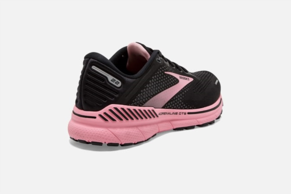 Brooks Adrenaline Gts 22 Svart-dianthus-sølv
