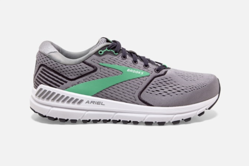 Brooks Ariel 20 Legeringssvart Perlegrønn
