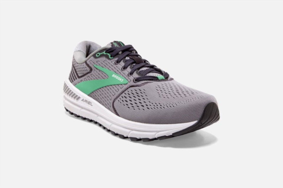 Brooks Ariel 20 Legeringssvart Perlegrønn