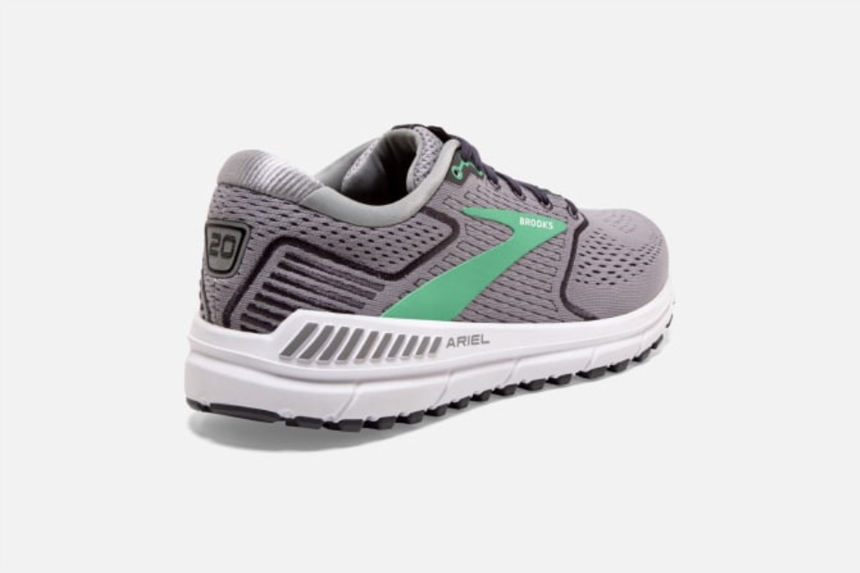 Brooks Ariel 20 Legeringssvart Perlegrønn