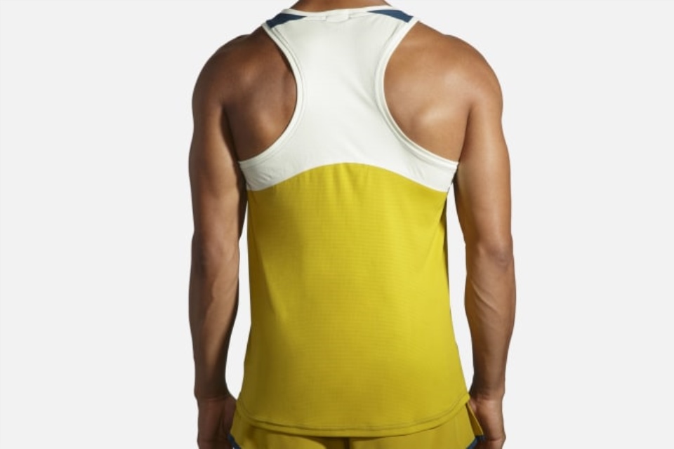 Brooks Atmosfære Singlet Indigo Rush-honeydew