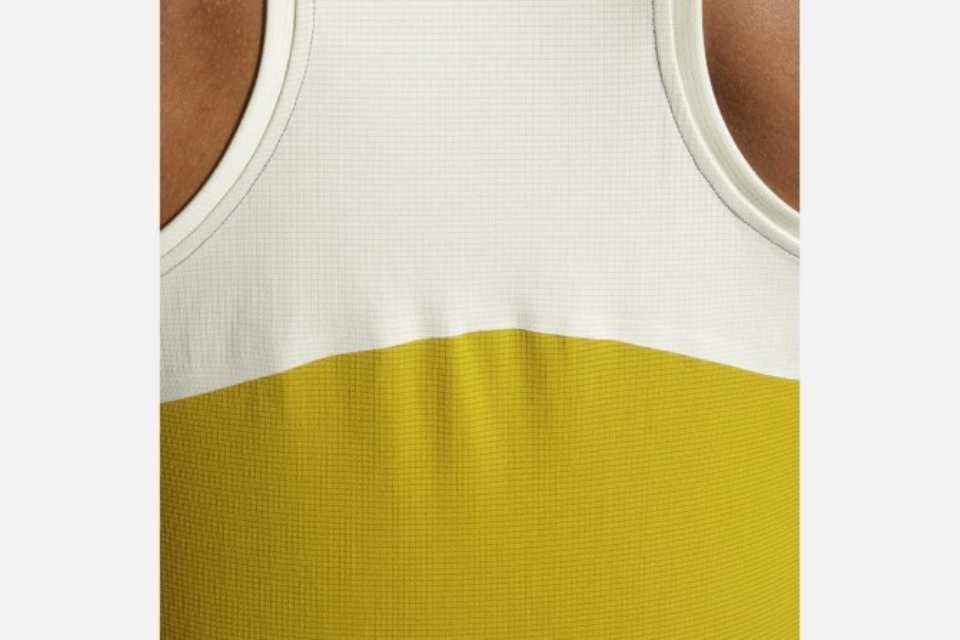 Brooks Atmosfære Singlet Indigo Rush-honeydew