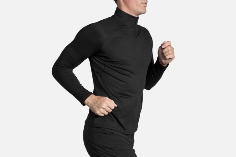Brooks Black Dash 1/2 Glidelås
