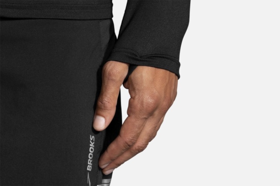 Brooks Black Dash 1/2 Glidelås