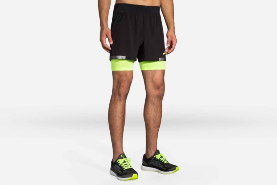 Brooks Black-nightlife Carbonite 5 2-i-1 Kort