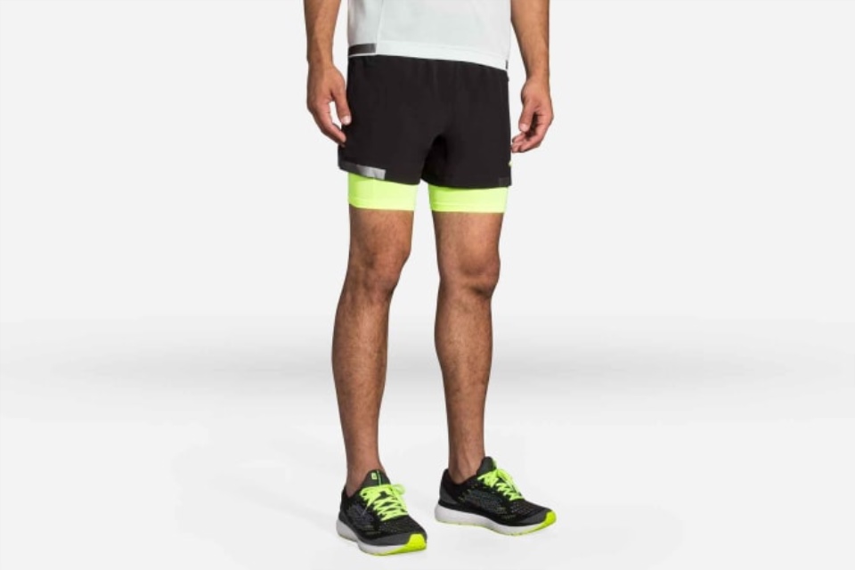 Brooks Black-nightlife Carbonite 5 2-i-1 Kort