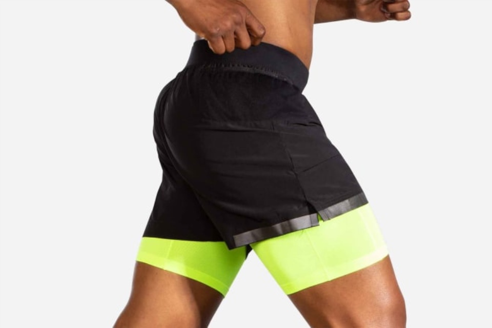 Brooks Black-nightlife Carbonite 5 2-i-1 Kort