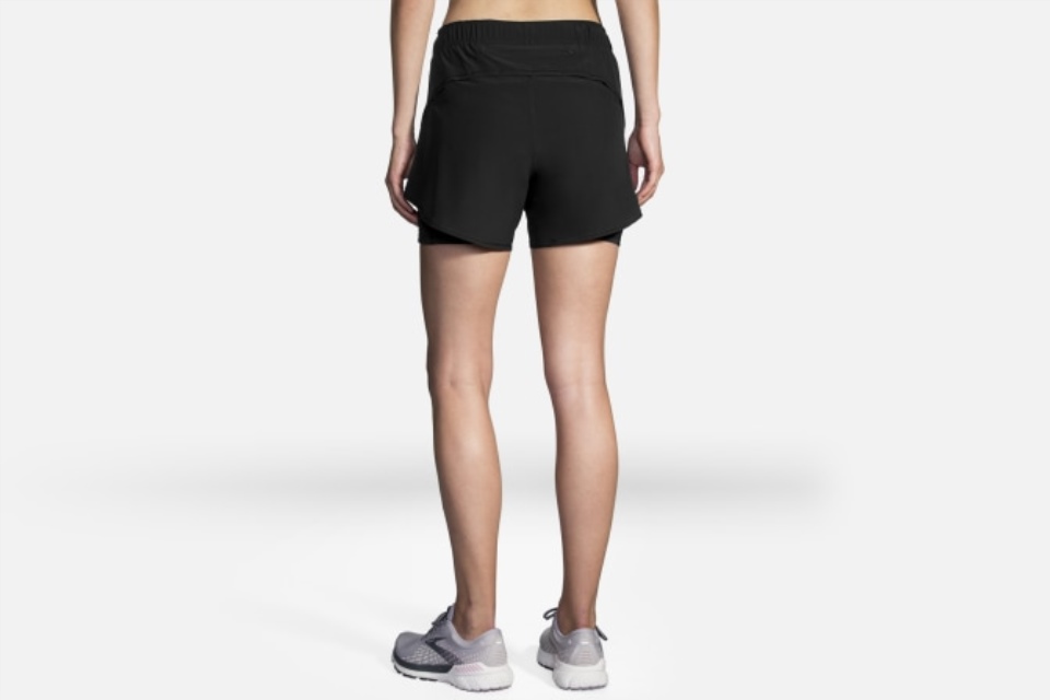Brooks Chaser 5 2-i-1 Kort Svart