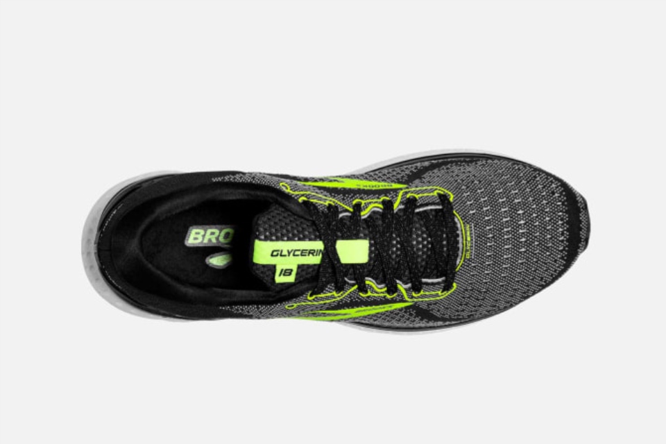 Brooks Glycerin 18 Svart-hvit-natteliv