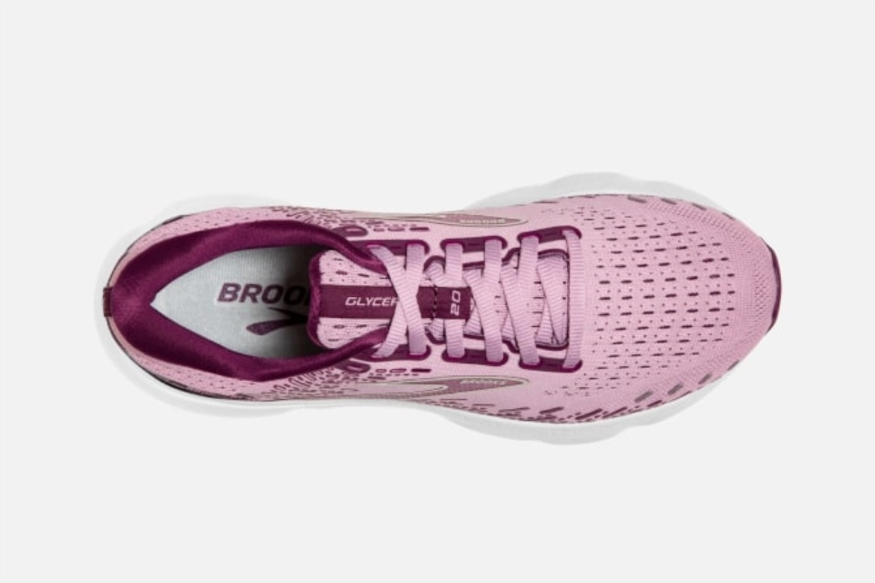Brooks Glyserin 20 Lilla-drue Vin-grå