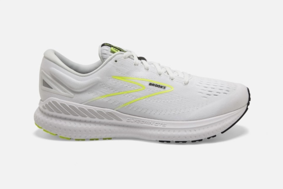 Brooks Glycerin Gts 19 Hvit-natteliv-svart