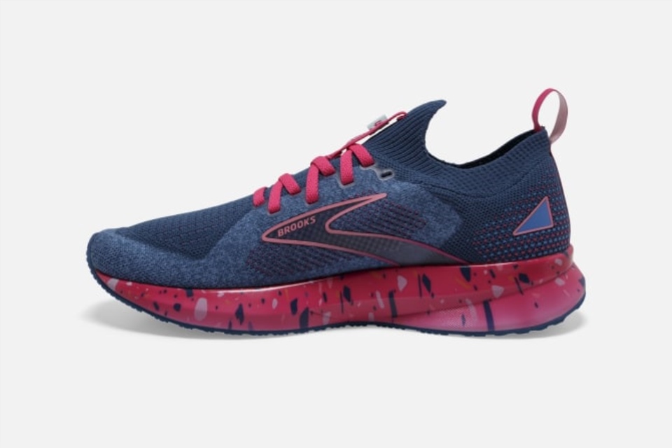 Brooks Levitate Stealthfit 5 Sikring Blå-beetroot-pl