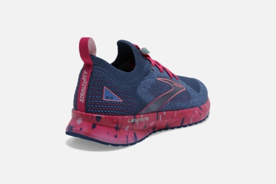 Brooks Levitate Stealthfit 5 Sikring Blå-beetroot-pl