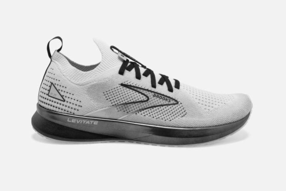Brooks Levitate Stealthfit 5 Hvit-grå-svart