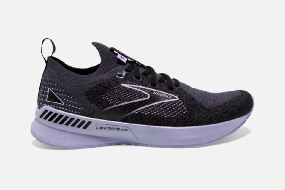 Brooks Levitate Stealthfit Gts 5 Black-ebony-lilac