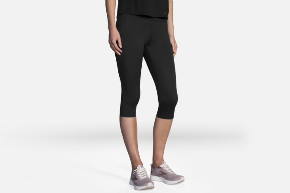 Brooks Metode 1/2 Crop Tight Black
