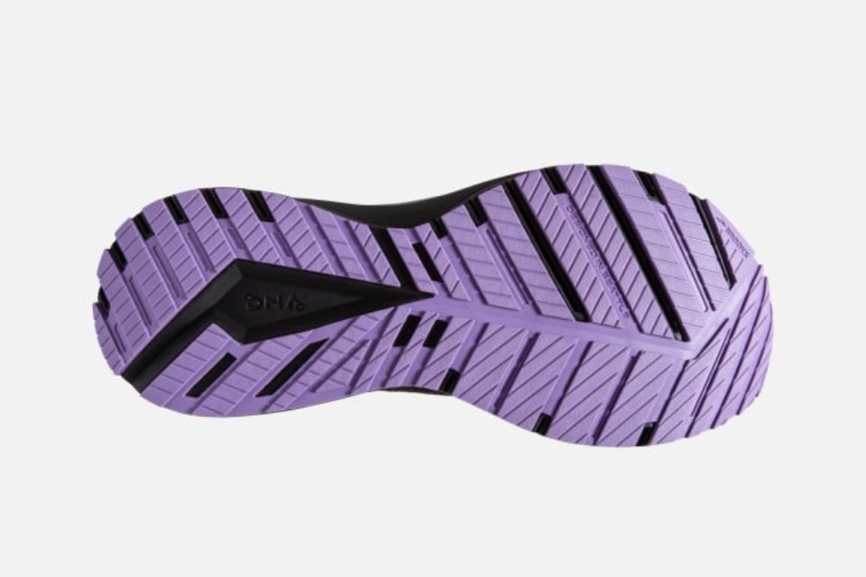 Brooks Revel 5 Gepard Svart-lilla-ibenholt