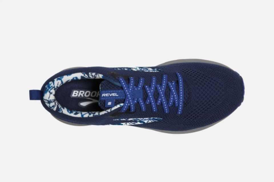 Brooks Revel 5 Fargestoffer Pageant Blå-tr Blå-hvit
