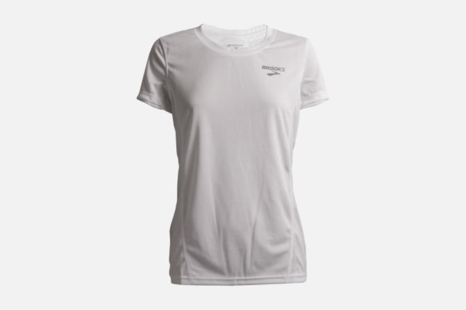 Brooks Team Tee Hvit