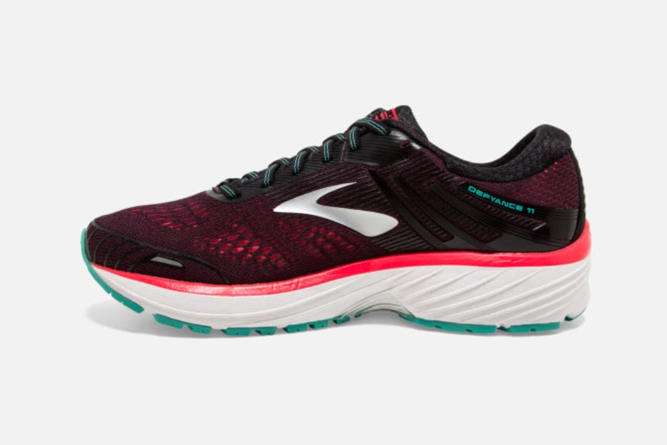 Brooks Defyance 11 Svart-rosa-grønn
