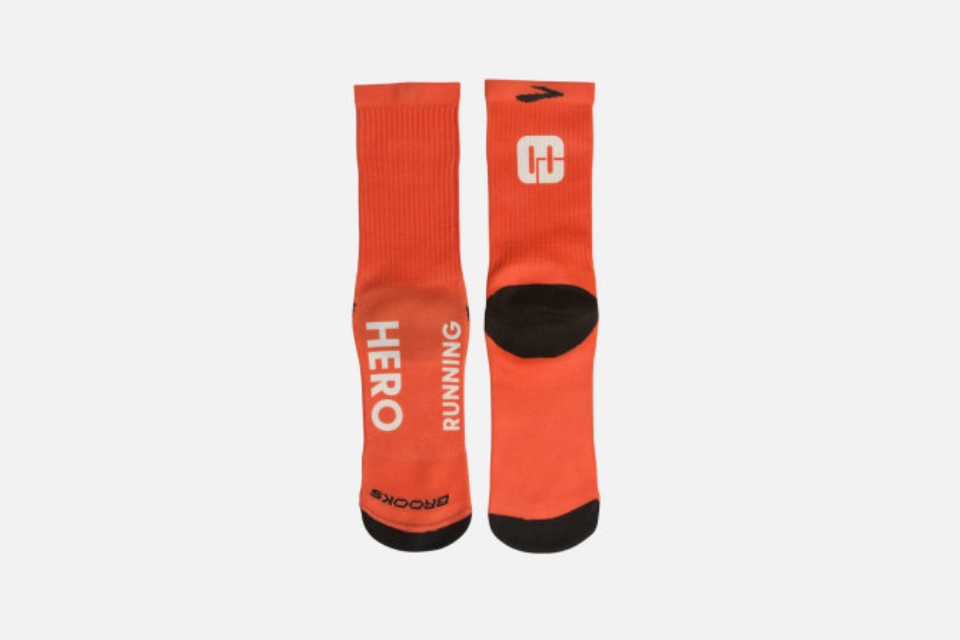 Brooks Brooks Running Heroes Sokk Oransje