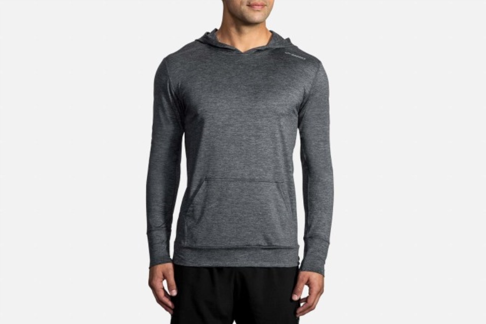Brooks Heather Asfalt Dash Hettegenser