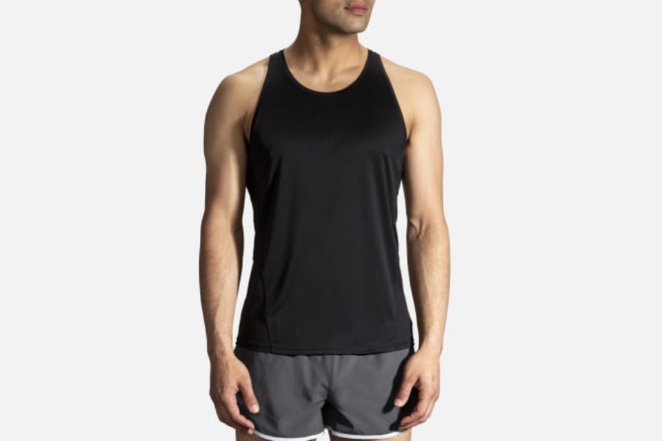 Brooks Black Stealth Singlet