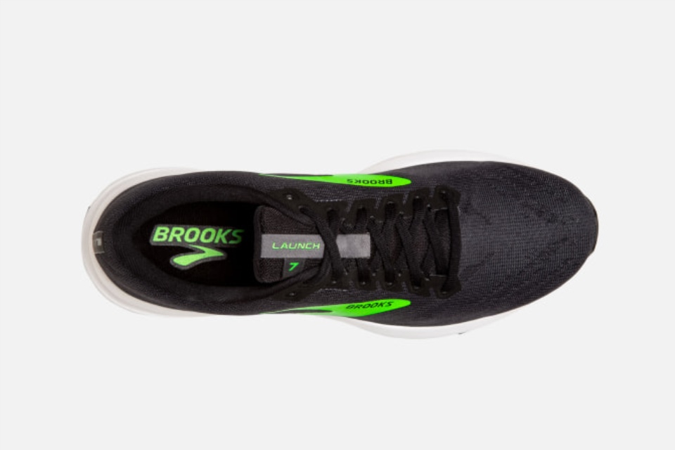 Brooks Lansering 7 Ibenholt-svart-gecko