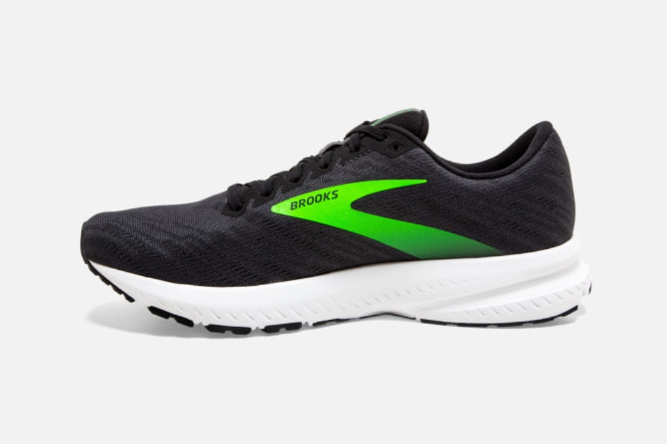 Brooks Lansering 7 Ibenholt-svart-gecko