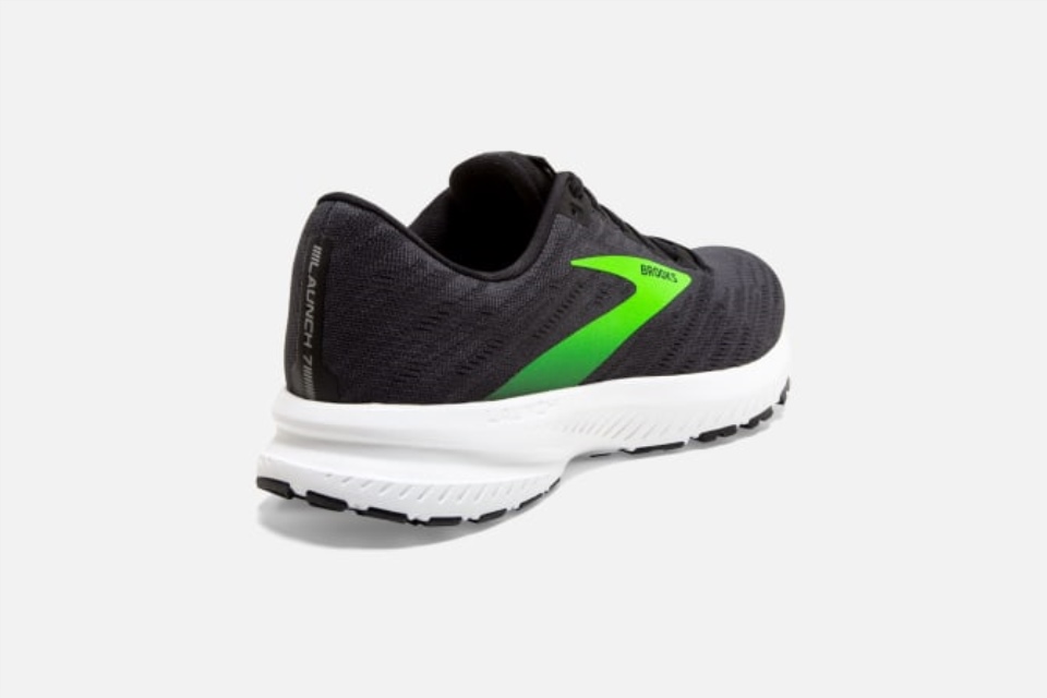 Brooks Lansering 7 Ibenholt-svart-gecko