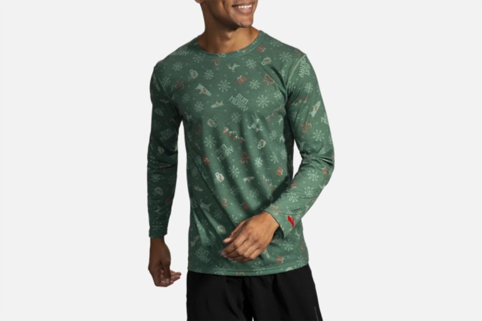 Brooks Run Jolly Distance Grafisk Langermet