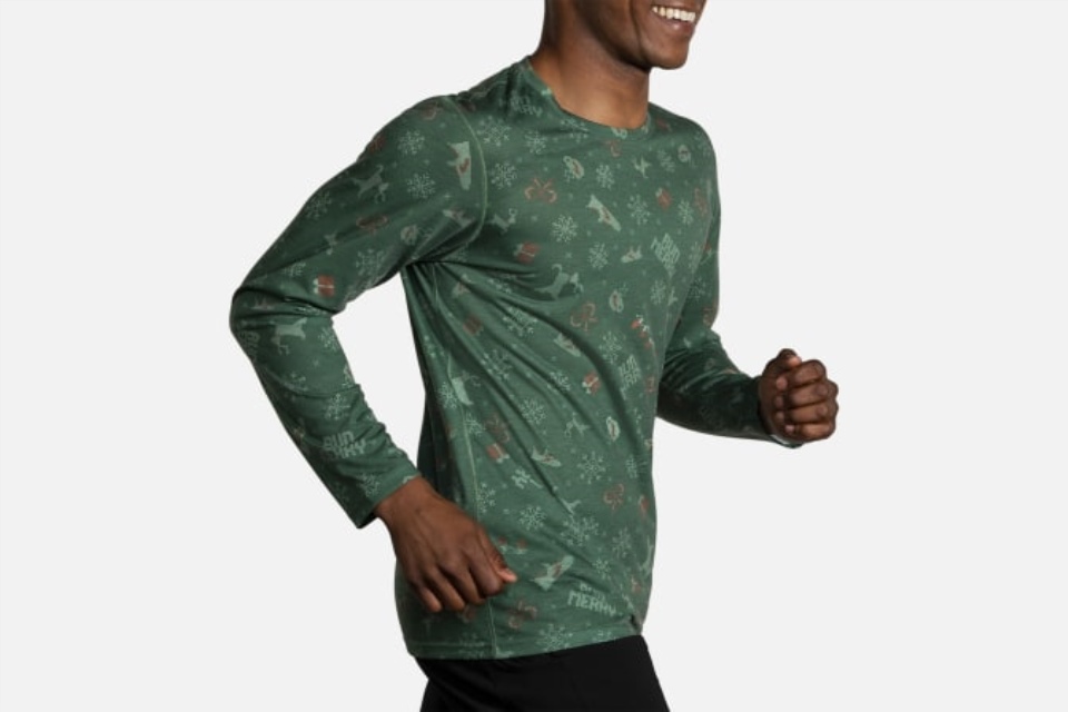 Brooks Run Jolly Distance Grafisk Langermet