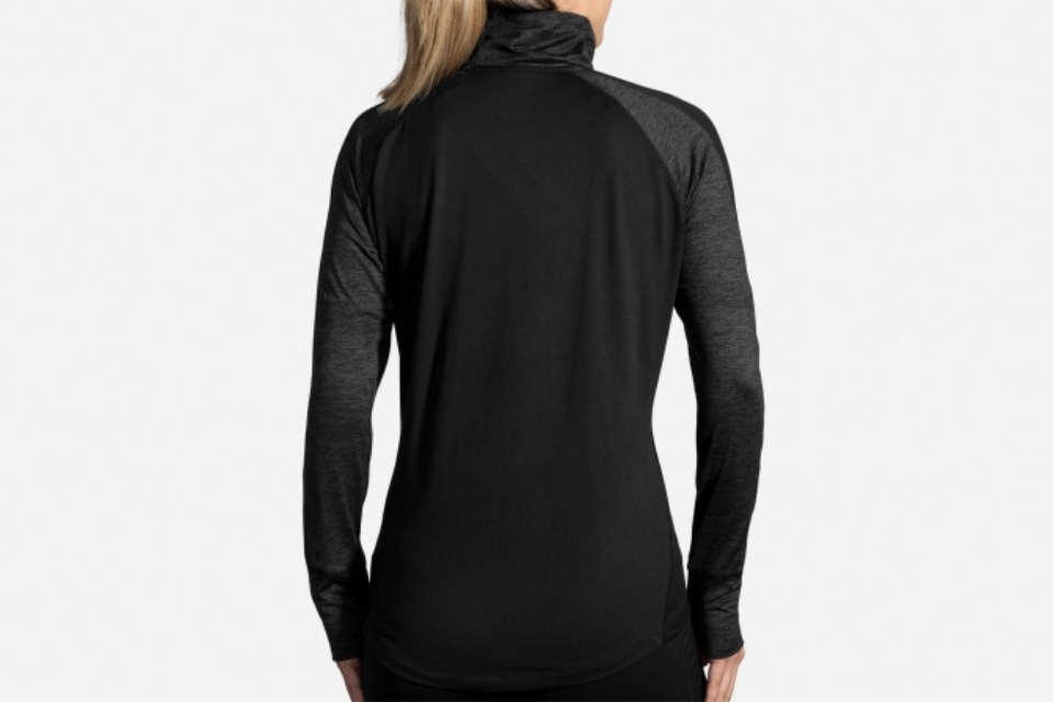 Brooks Dash 1/2 Glidelås Svart-lyng Sort